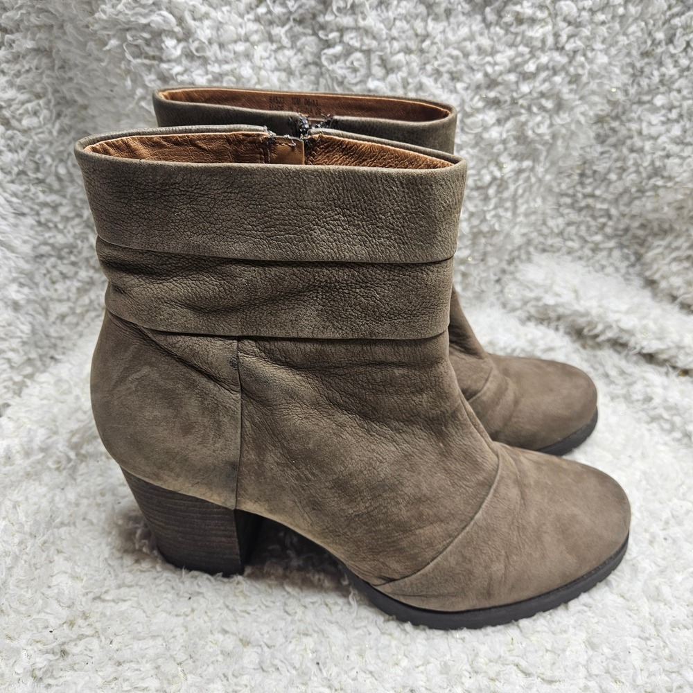 Clarks Indigo Mission Zelle Leather Ankle Boots sz 10